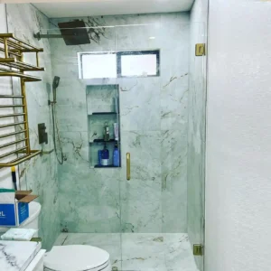 Shower glass door